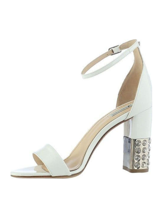 Leder Sandalen Weiß