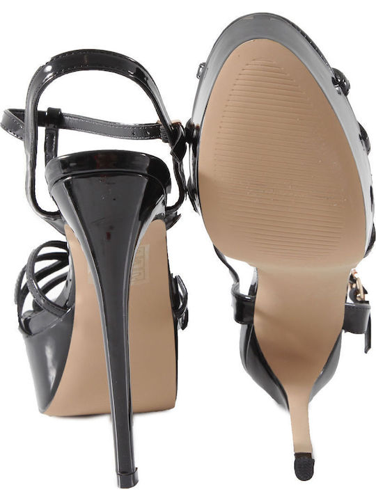 Feng Shoe 9327L-1 Πέδιλα Μαύρα