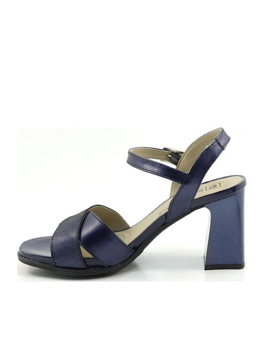 Leder Sandalen Anatomisch Blau