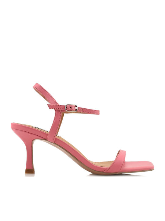 Leather Sandals Fuchsia