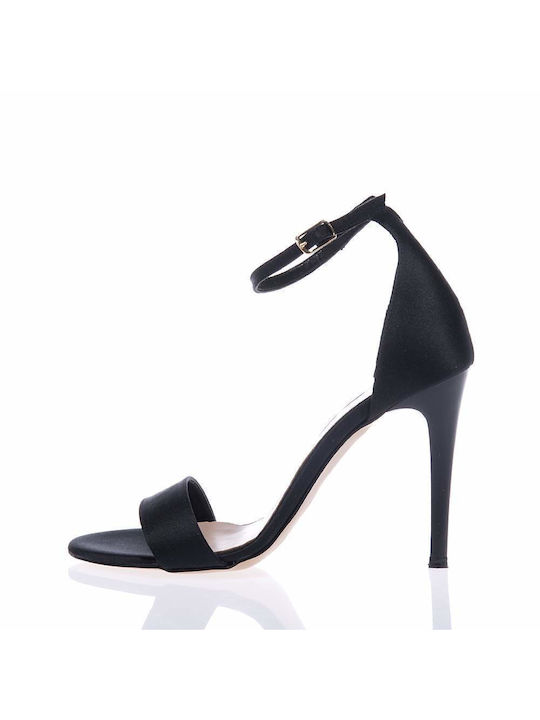 Moyo Stoff Damen Sandalen in Schwarz Farbe