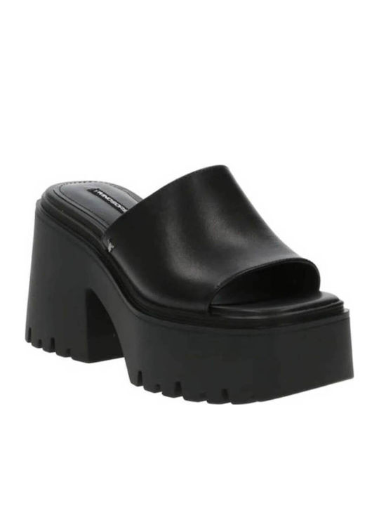 Leather Women's Sandals Black 00139