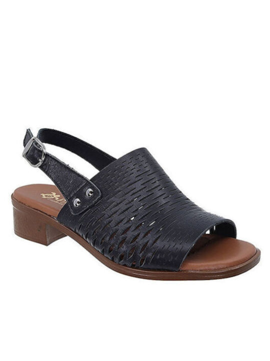 Pyramis Anatomic Leather Women's Sandals Black