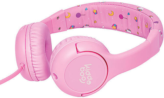 Kiddoboo Wired On Ear Headphones Sugar Pink