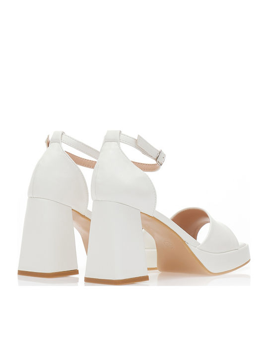 Sandalen Weiß