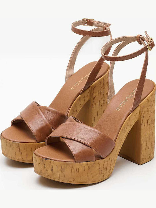 Sandalen Tabac Braun