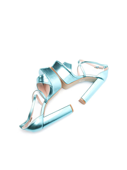 Diamantique Women's Sandals Turquoise NW157