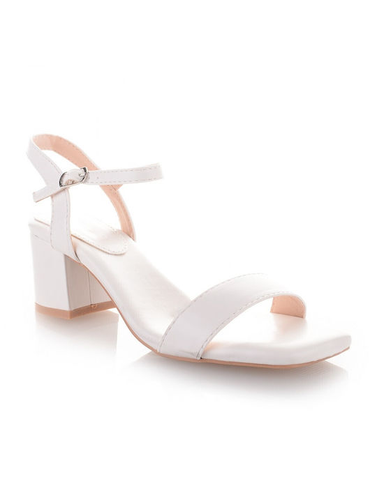 Diamantique Women's Sandals White