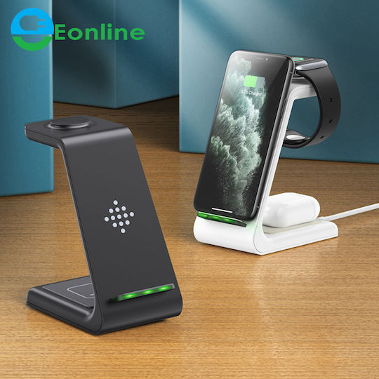 Techsuit Charging Stand 10W in Black color (CHWR016)