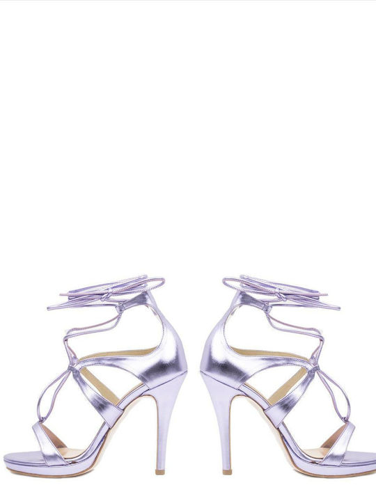 Sandalen Lila