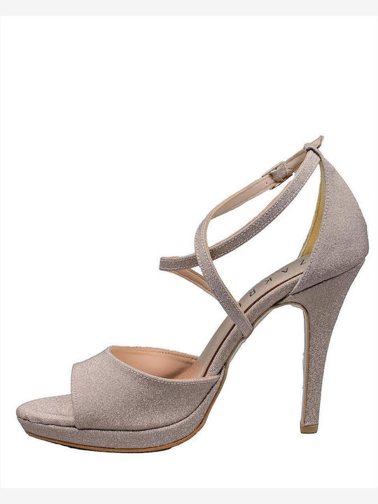Leder Sandalen Rosa