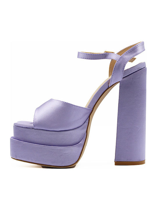 Sandalen Lila
