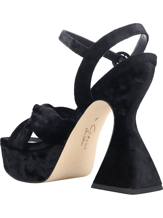 Damen Sandalen in Schwarz Farbe