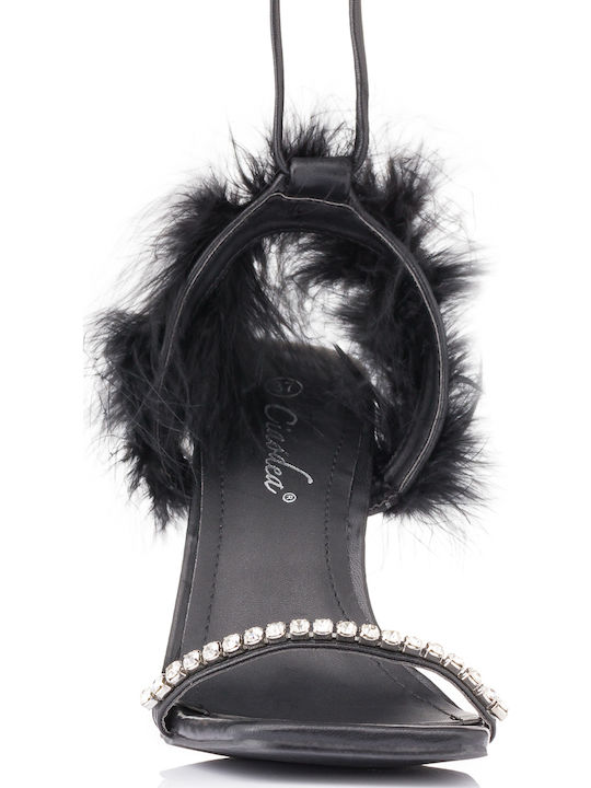 Sandals with Strass Black