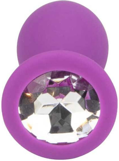 Loving Joy Anal Plug with Vibration Medium Purple