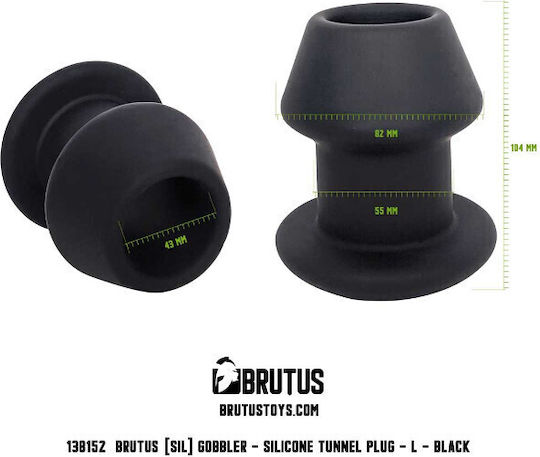 Brutus Анален Щепсел Large Черен
