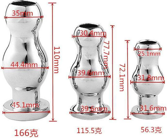 La Lolita Amsterdam Sulfu Anal Plug Small Silver