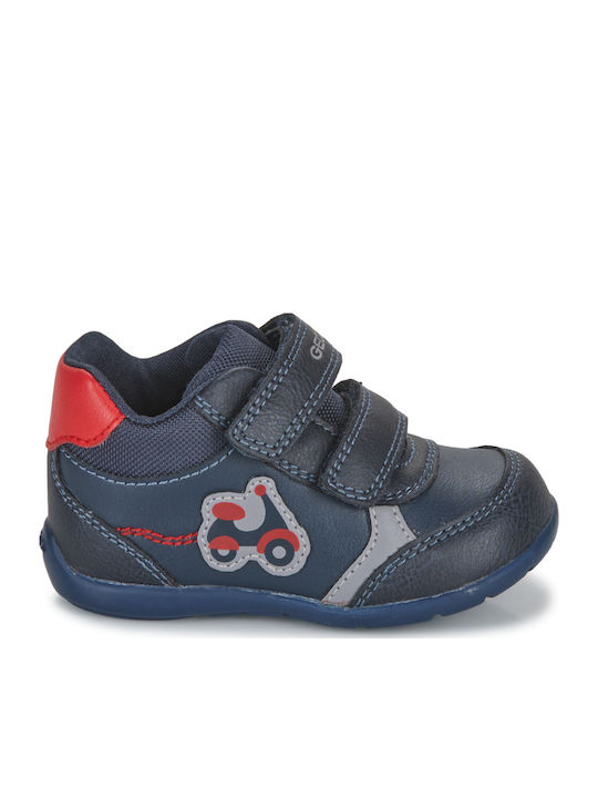 B ELTHAN Παιδικά Sneakers με Σκρατς Navy Μπλε