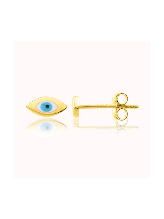 Prince Silvero Gold Plated Silver Stud Earrings Prince Silvero Gold Plated Silver Stud Earrings