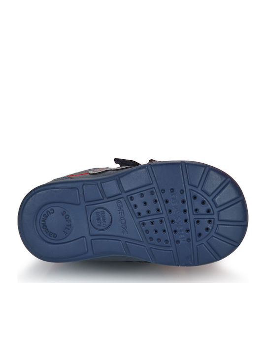 B ELTHAN Παιδικά Sneakers με Σκρατς Navy Μπλε