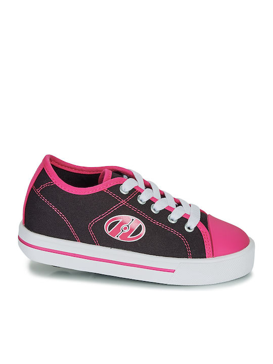 Παιδικά Sneakers με Ροδάκια Μαύρα