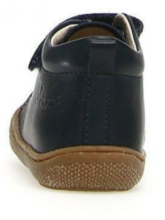 Kids Sneakers High with Scratch Navy Blue