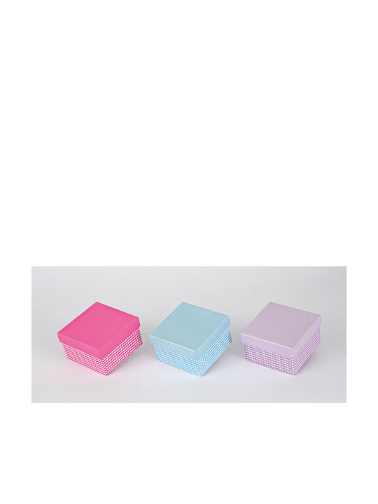 Paper Storage Box with Lid 8x8x5cm 1pcs
