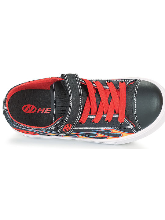 Kids Sneakers with Scratch & Wheels Black