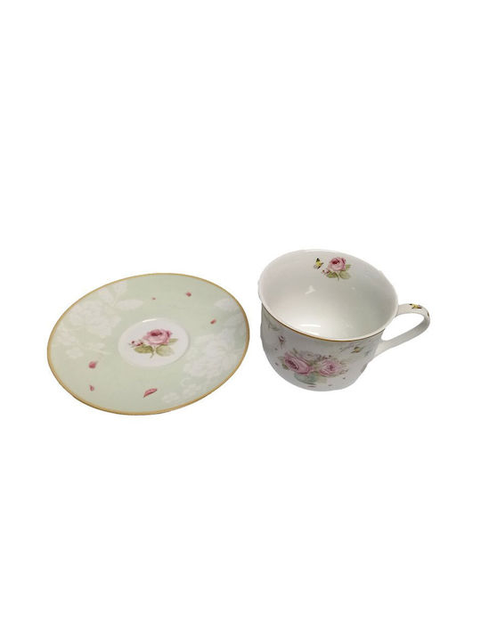 Karvounis Vintage Flowers Set Tassen Kaffee