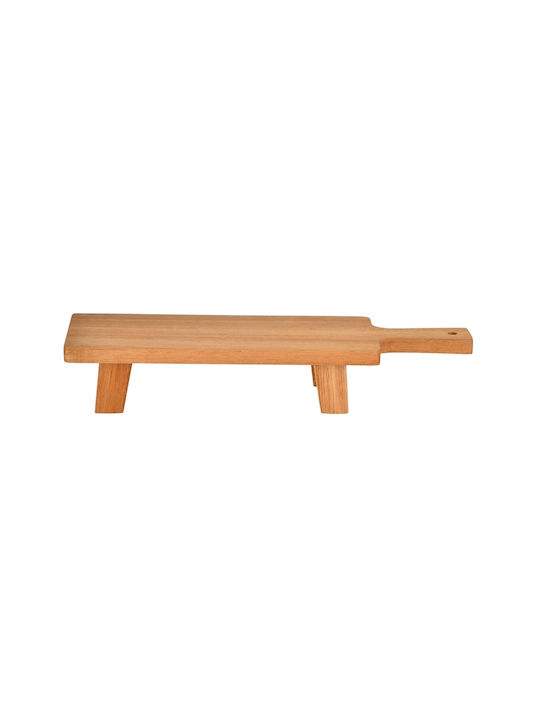 Bergner Servierplatte mit Griff Hölzernes 38x11x7cm 1Stück