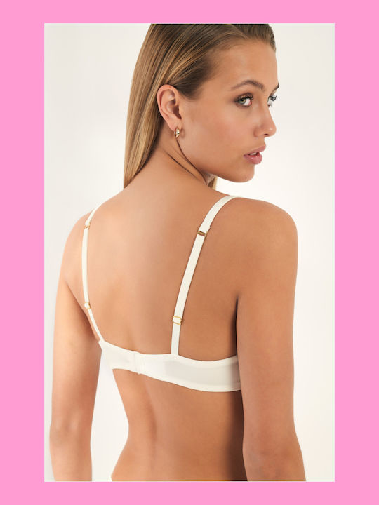 Promise Push Up Bra Underwire White