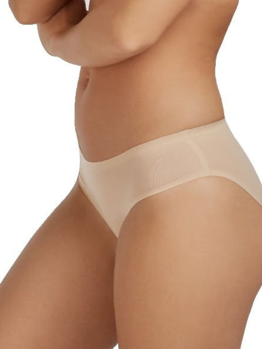 Promise Damen Slip 2Pack Nahtlos Beige