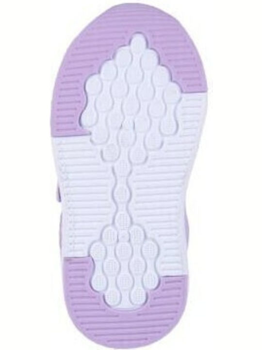 Peppa Pig Kids Sneakers with Hoop & Loop Closure Purple