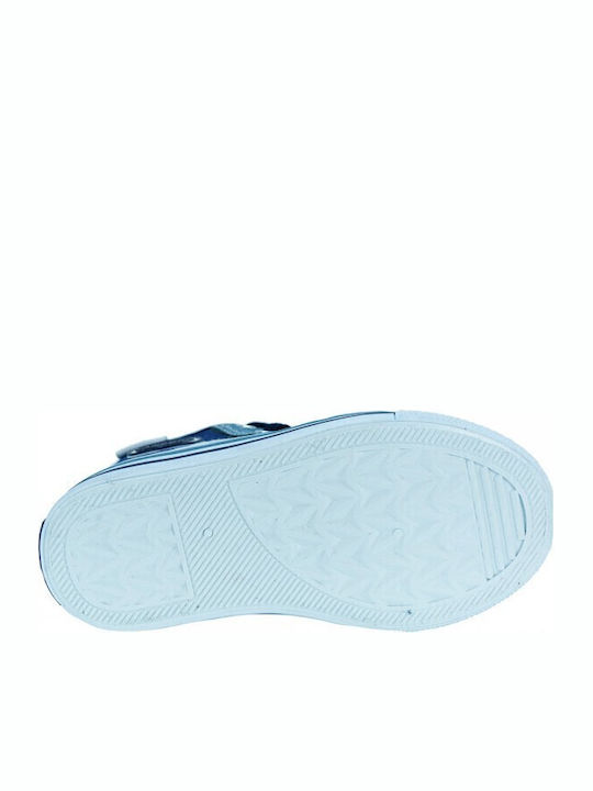 56132 Kinder Sneakers Hoch Blau