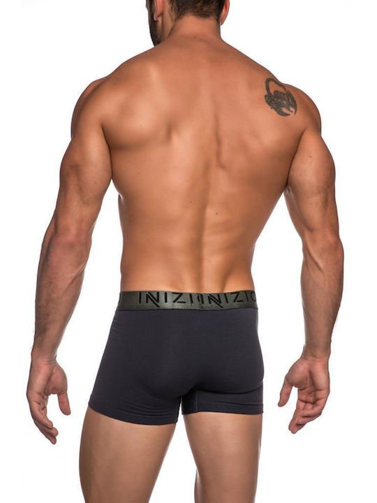 Inizio Men's Boxer Anthracite / Khaki