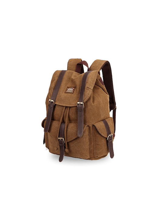 Kaukko Ezra Fabric Backpack Brown 26lt