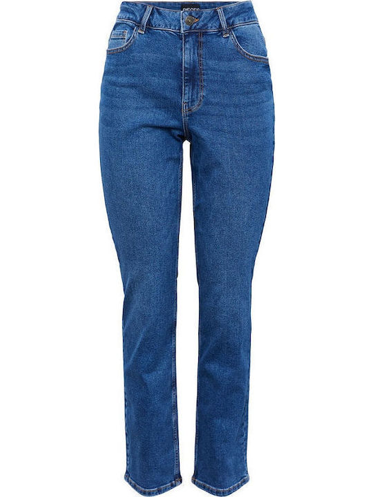 Hoch tailliert Damenjeans in Gerader Linie