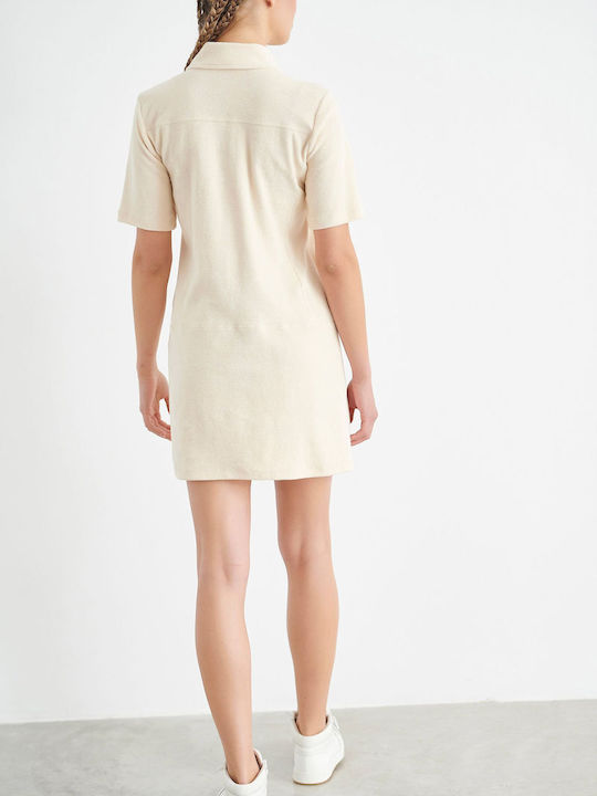 SugarFree Mini Dress Beige