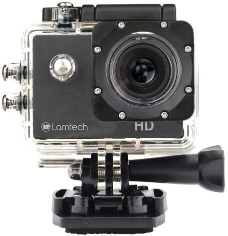 Lamtech LAM021158 Action Camera Full HD (1080p) Υποβρύχια (με Θήκη) με Οθόνη 2" Μαύρη