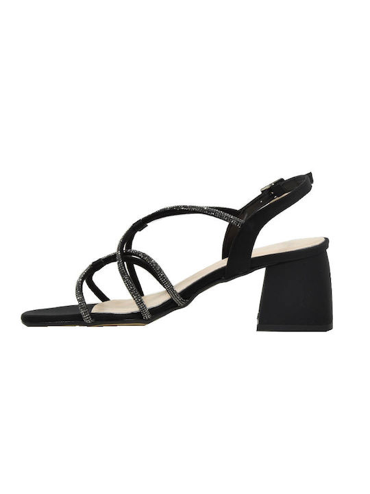 Fabric Women's Sandals Black