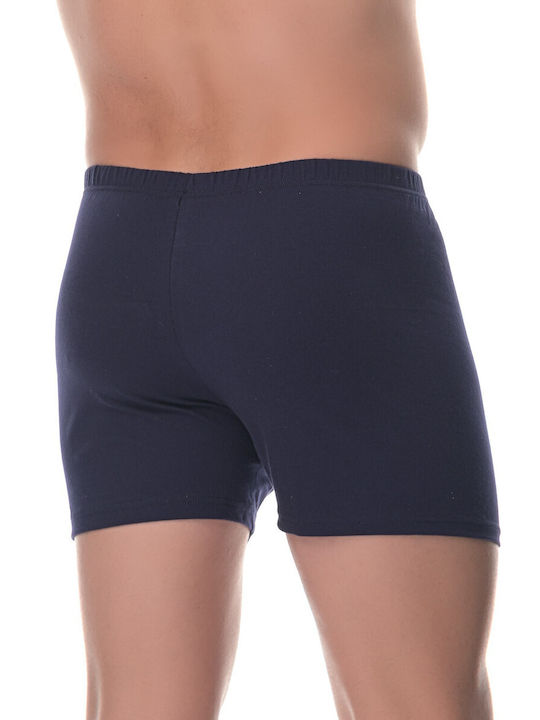 130 Herren Boxershorts Blau 4Packung