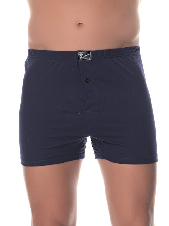 130 Herren Boxershorts Blau 4Packung