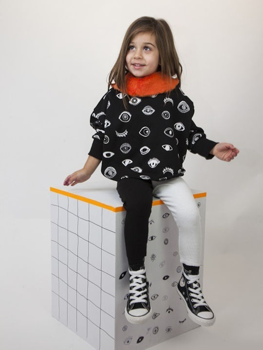 Two In A Castle Kids' Set with Leggings Winter 2pcs Black