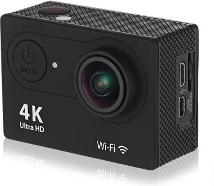 TP-CM-H9 DV Action Camera 4K Ultra HD Υποβρύχια (με Θήκη) και Wi-Fi Μαύρη