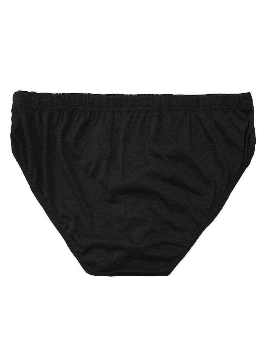Ανδρικά Σλιπ γκρι/μαύρο 3Pack