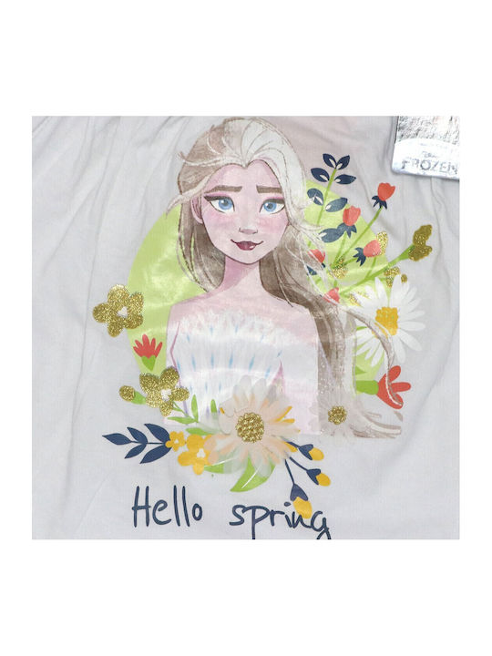 Kinder-Set mit Shorts Sommer 2Stück Weiß Frozen