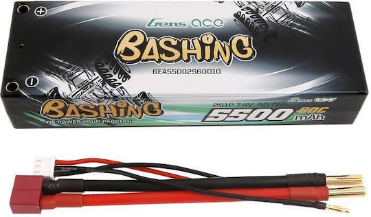 Gens Ace Bashing Μπαταρία Li-Po 7.4V 5500mAh για Τηλεκατευθυνόμενο