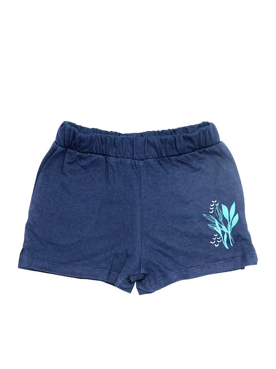 Kids' Set with Shorts Summer 2pcs Blue Frozen