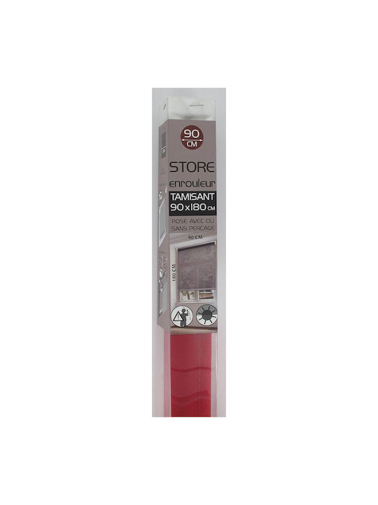 Rollos Partieller Blackout Rot B90xH180cm 35009018033