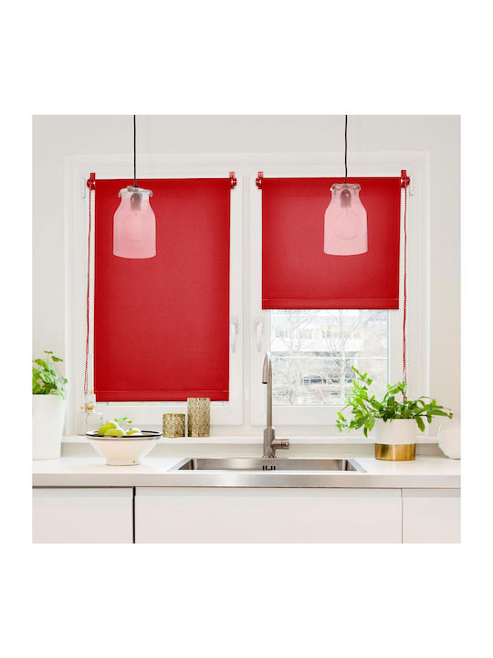 Roller Blinds Partial Blackout Red W45xH180cm 35004518033